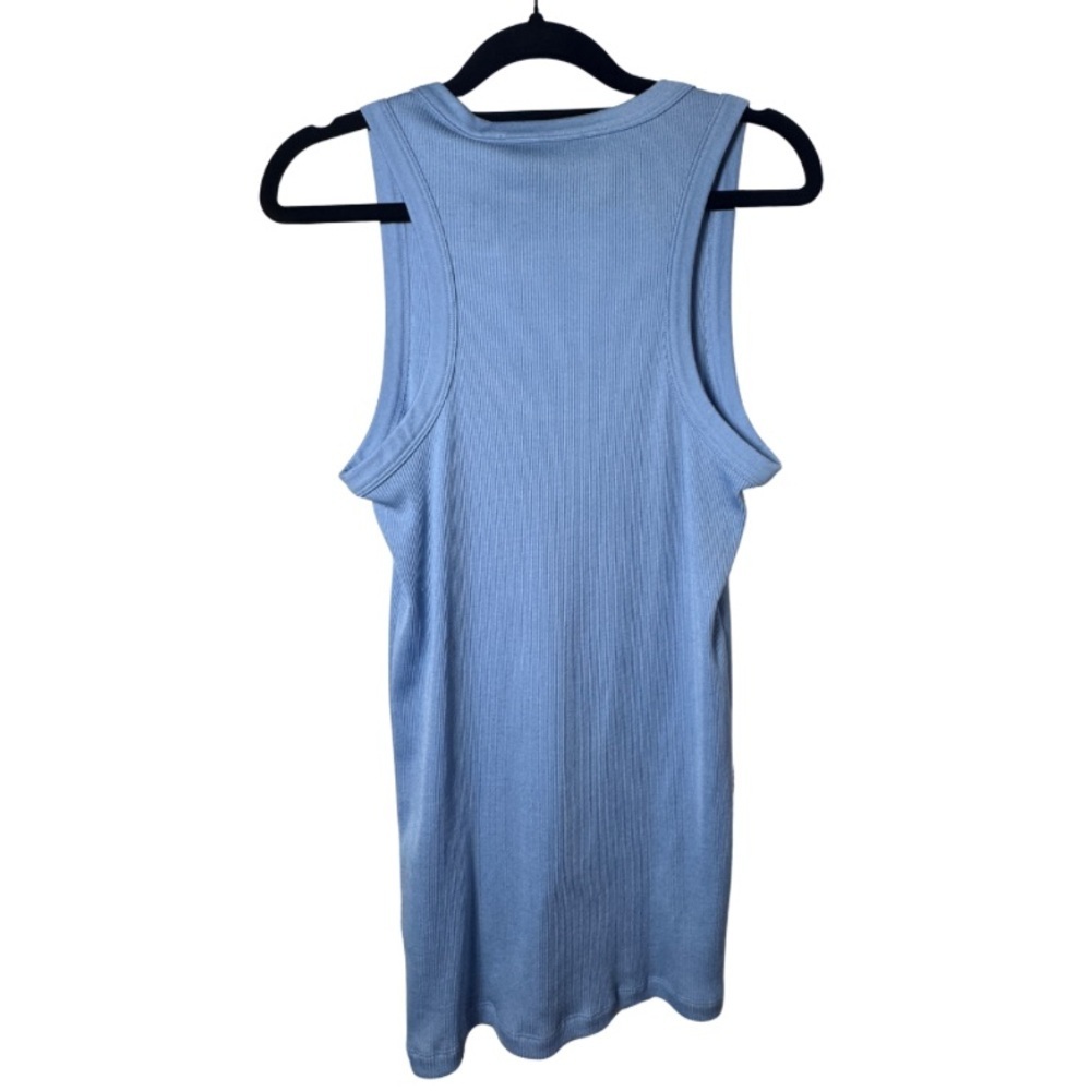 Rohe Light Blue Ribbed Tank Top - Picture 7 of 7